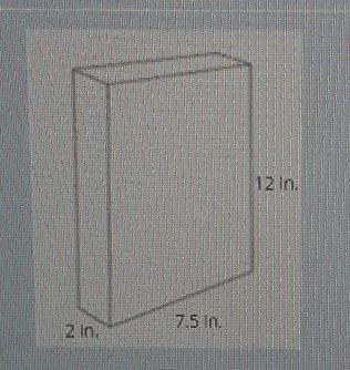 what will be the cost of material if the volume is 180in^3 and the surface area is-example-1