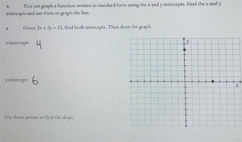 Can you help me with question 3 finding the slope-example-1