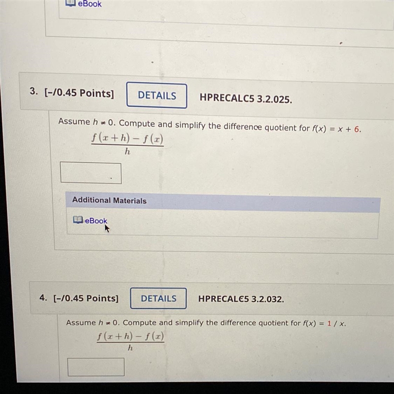 Questions 3 and 4 please I would like to learn how to solve these-example-1