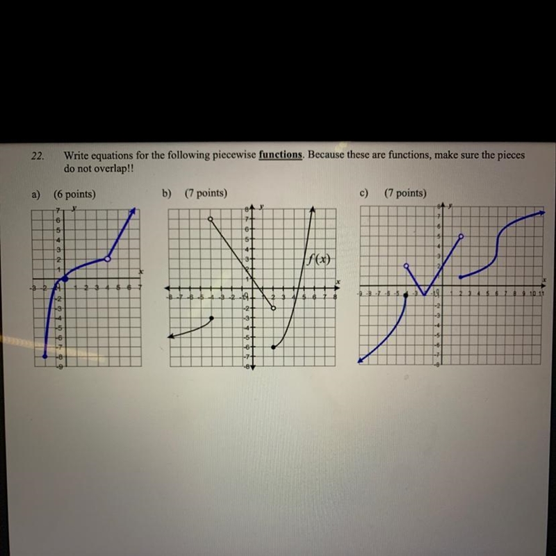 How do I write equations for the piecewise function? For C.-example-1