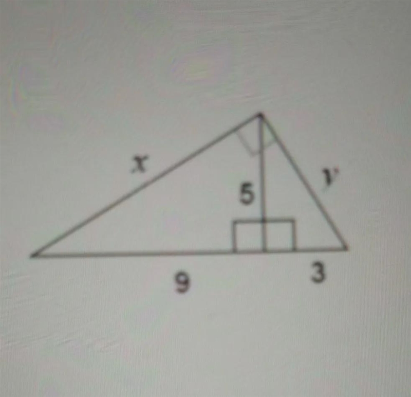 Pythagorean Theorem FormulaShow all steps to solve for each variable.-example-1