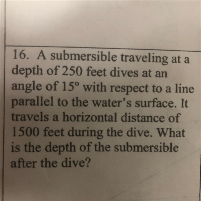 Draw and label a picture using a triangle and solve using SOH CAH TOA-example-1