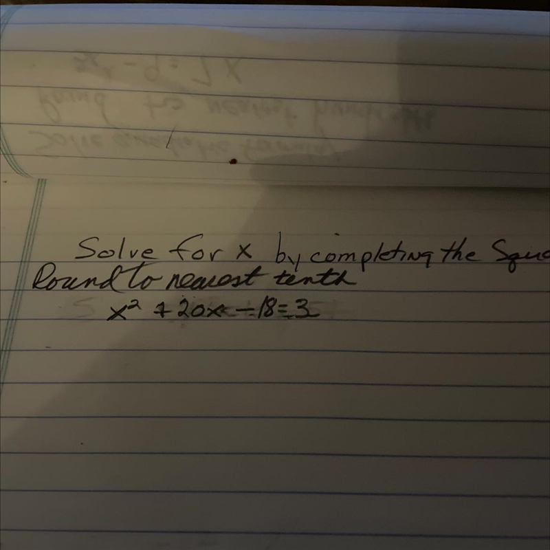 Need to solve for x by completing the sq and round to nearest 10th-example-1