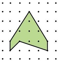 Find the area of the shaded polygon.-example-1