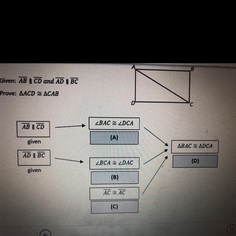 Complete the proof Above choose the correct answer for a,b,c,d-example-1