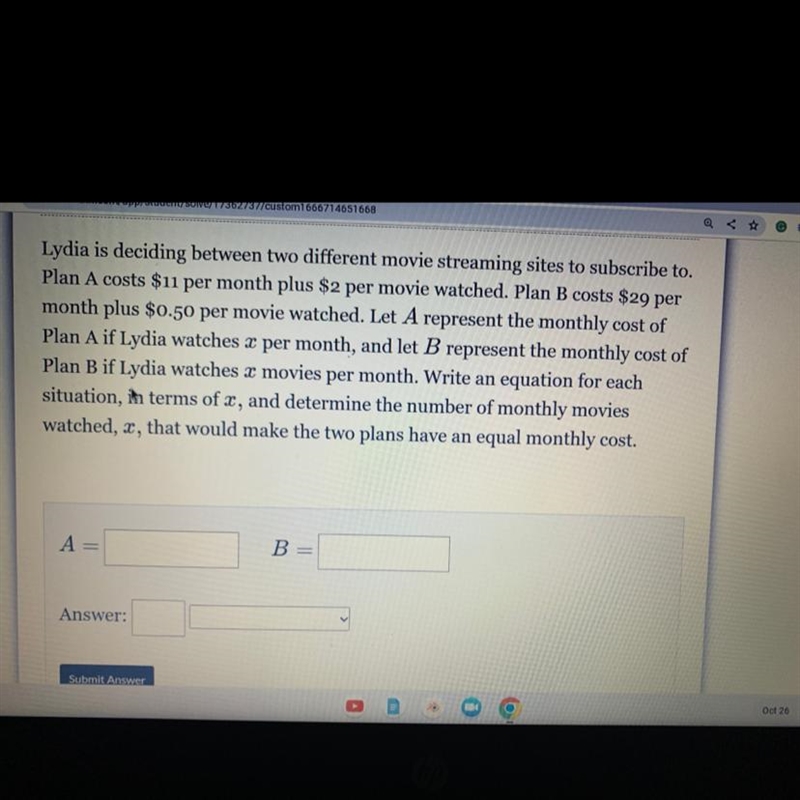 Lydia is deciding between two different movie streaming sites to subscribe to. Plan-example-1