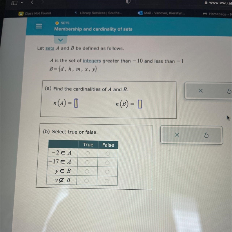 Let sets A and B be defined as follows.A is the set of integers greater than -10 and-example-1