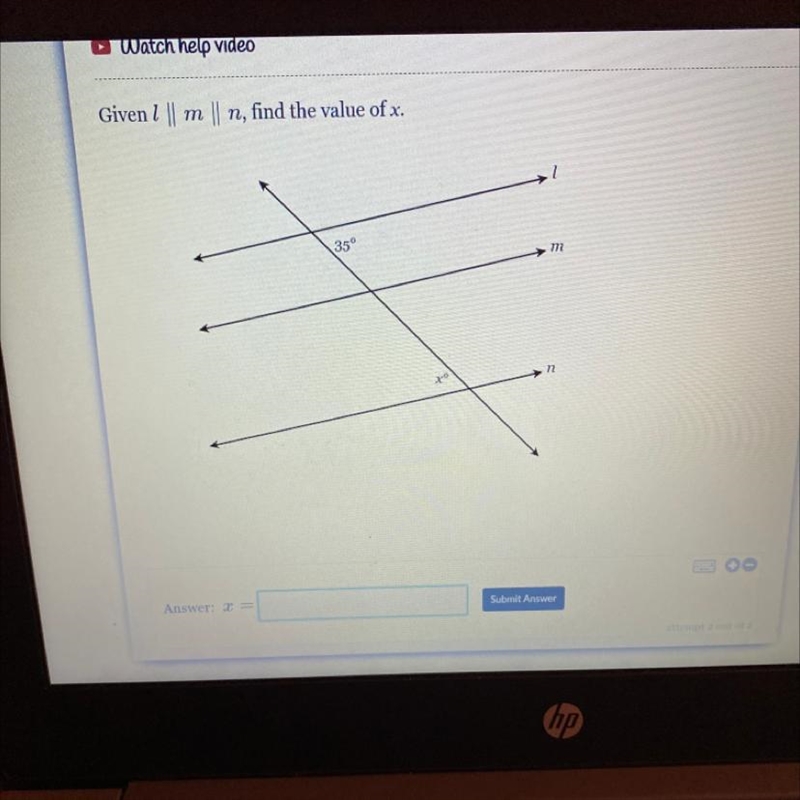 Given n, find the value of x. I think the answer is 109 but I’m not sure-example-1