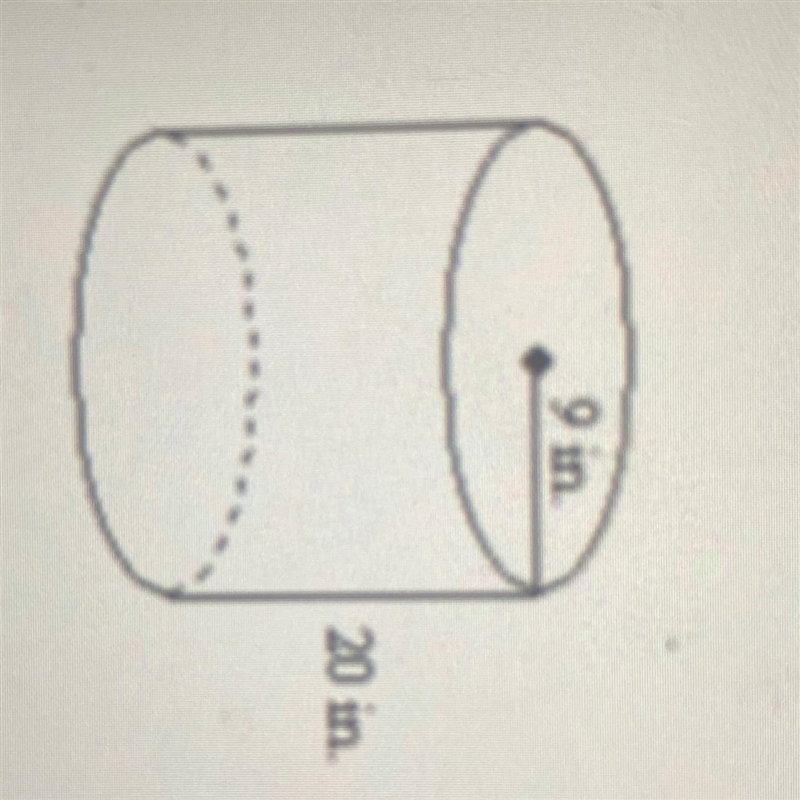 Find the surface area of the cylinder in terms of pi-example-1