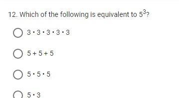 Which of the following is equivalent to 53?-example-1