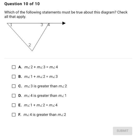 Which of the following statements must be true about this diagram? Check all that-example-1