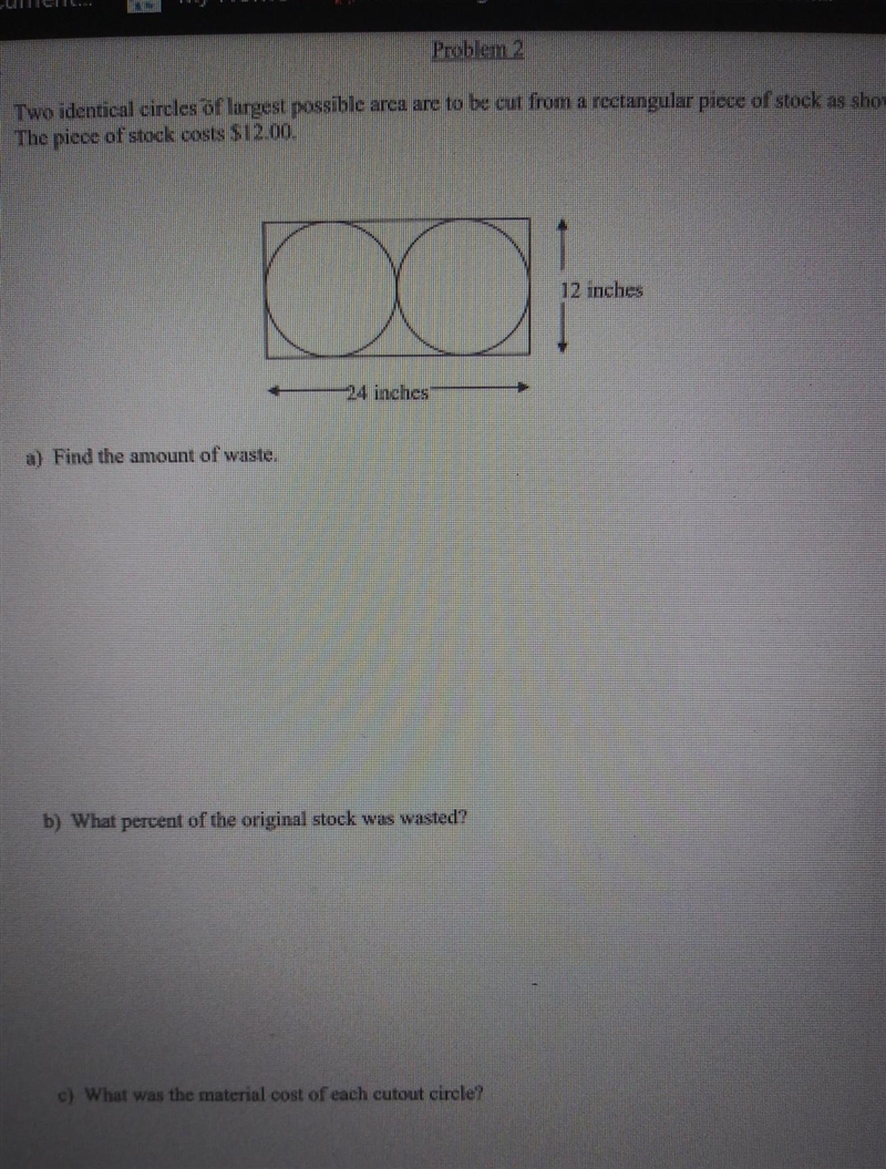 Area and decmale the answer has a) b) and c)-example-1