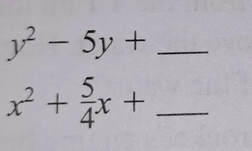 -Quadratic Equations- For each expression, complete the square and factor the resulting-example-1