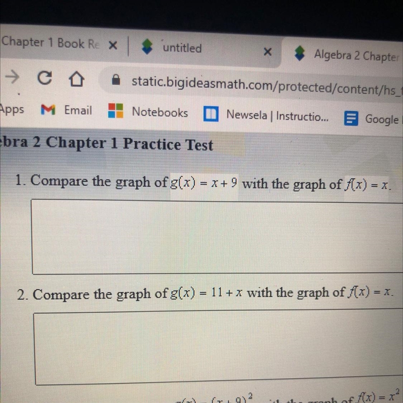 Any help please thank you I appreciate you helping on 1 and 2-example-1