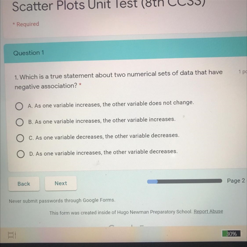 1 point1. Which is a true statement about two numerical sets of data that havenegative-example-1