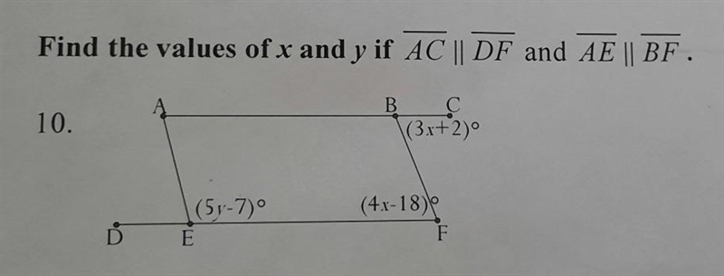 please help with question #10. the teacher said to solve it using systems of equations-example-1