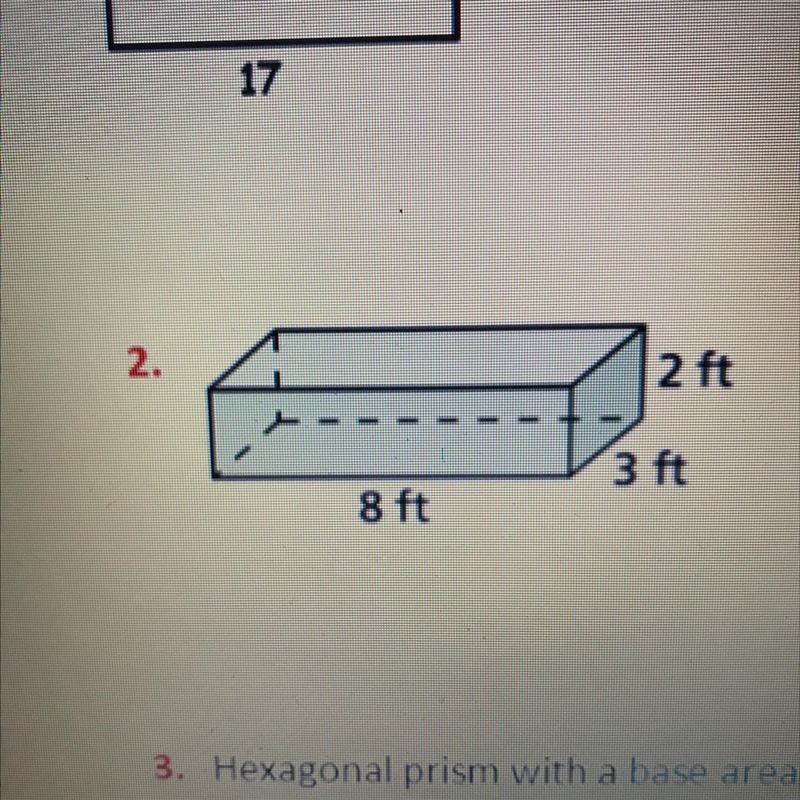 Find the surface area Formula: SA= p * h + 2 * B-example-1