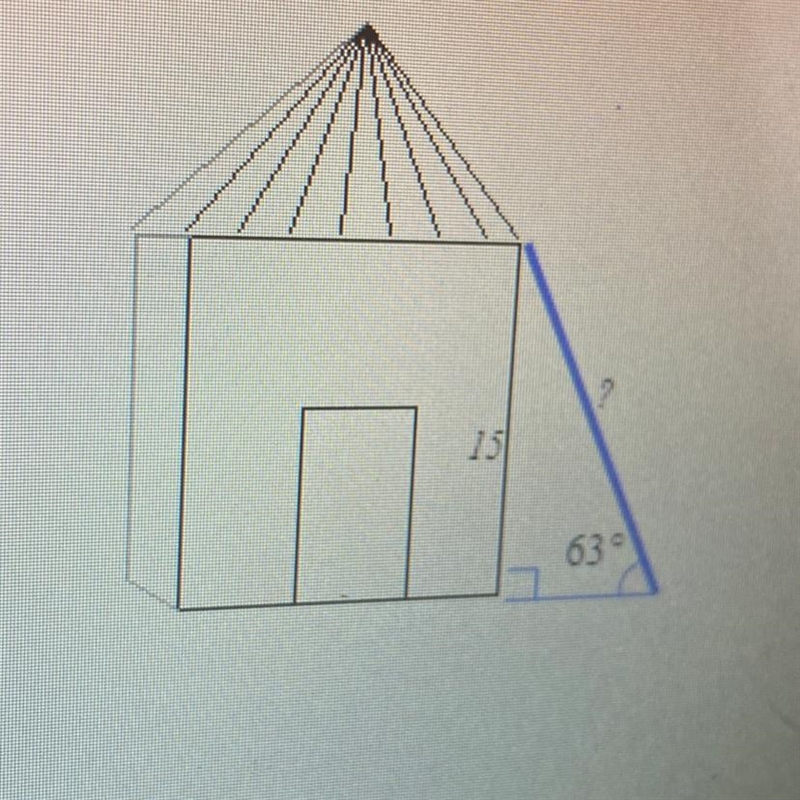 Aladder leans against the side of a house. The angle of elevation of the ladder is-example-1