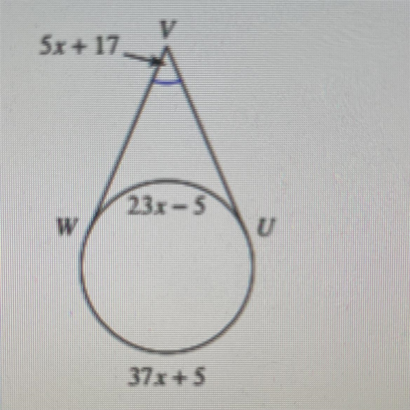 Solve for x. You must show all of your work to receive credit.-example-1