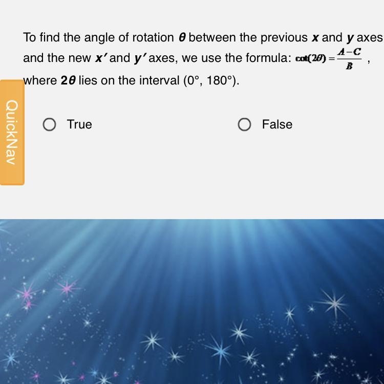 To find the angle of rotation θ between the previous x and y axes and the new x′ and-example-1