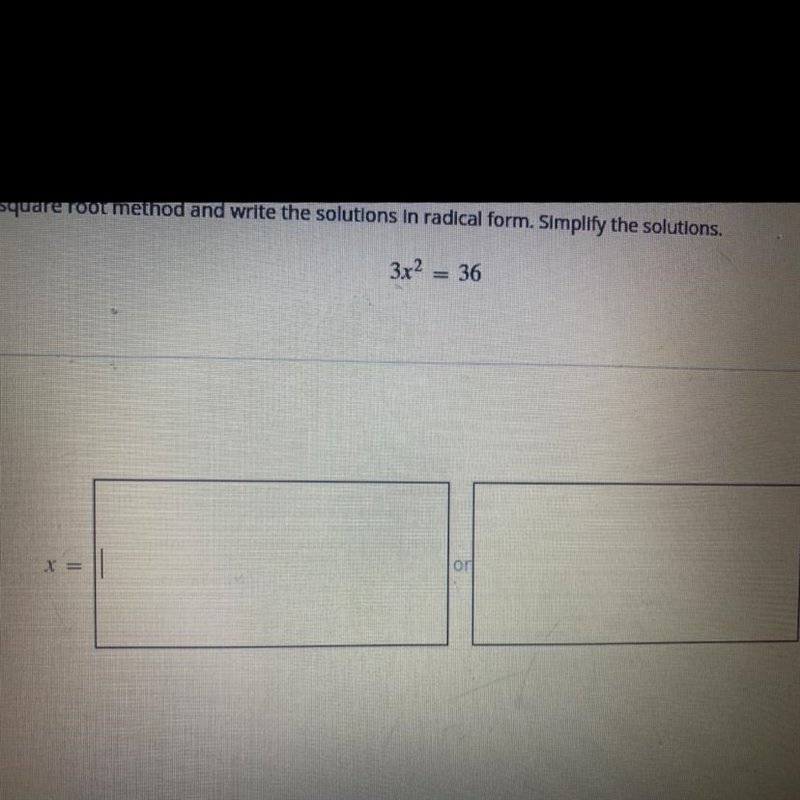 Solve a quadratic equation by the square root method and write the solution in radical-example-1