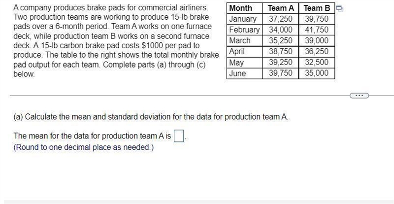 A company produces brake pads for commercial airliners.-example-1