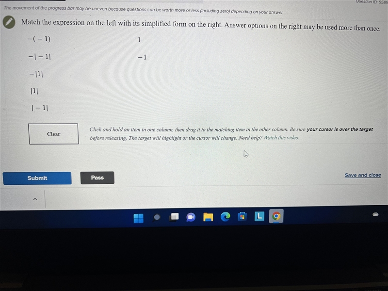 Look at the number line below. Select the option that correctly identifies the integers-example-1