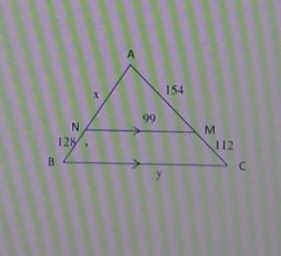 please help me find x and y. I'll, mark most brilliance to whoever helps me out! please-example-1