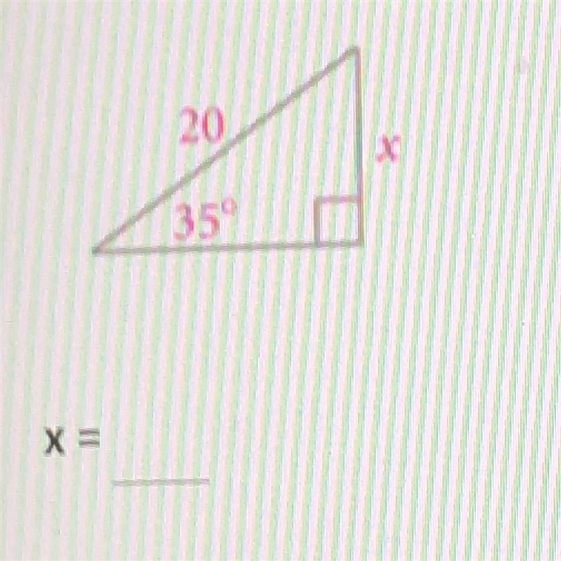 Find the value of x. Round your answer to the nearest tenth.-example-1