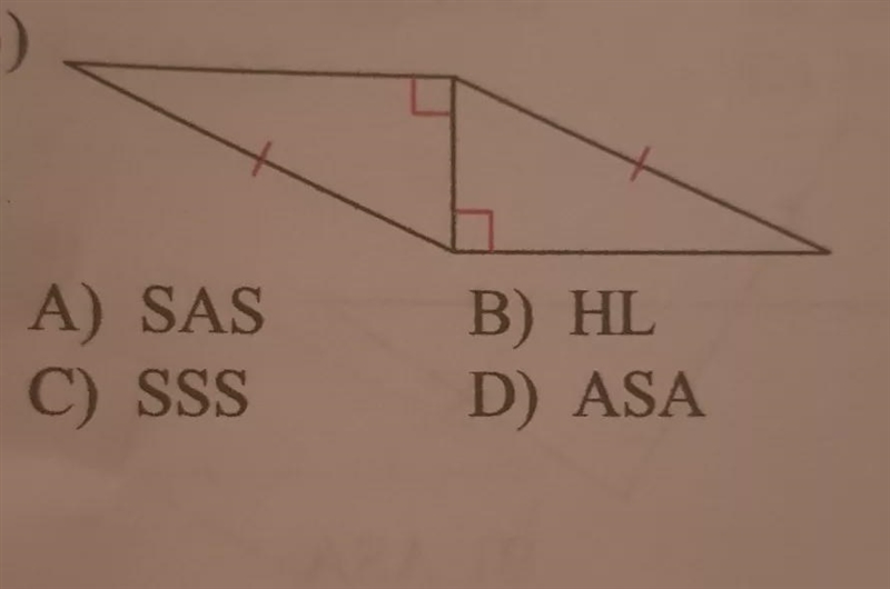 The directions says state if the two triangles are congruent. If they are state how-example-1