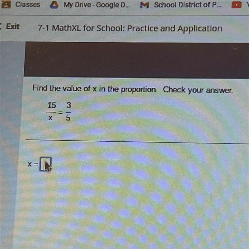 Find the value of the proportions-example-1