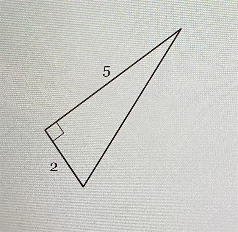 Find the length of the third side. if necesary write in simplest radical form.-example-1