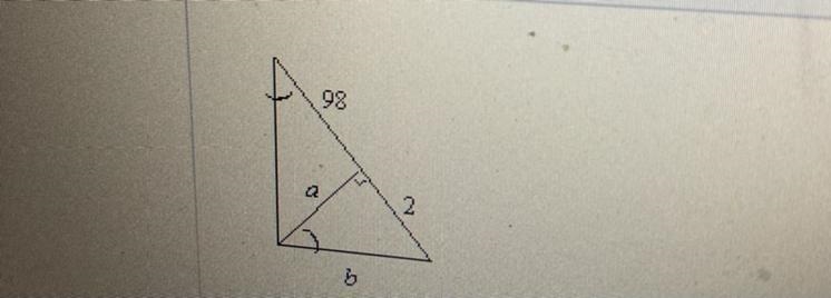 What is the value of a and b?-example-1