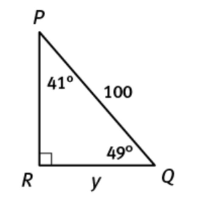 Find the unknown side length y to the nearest tenth.65.6152.4115115.3Submit-example-1