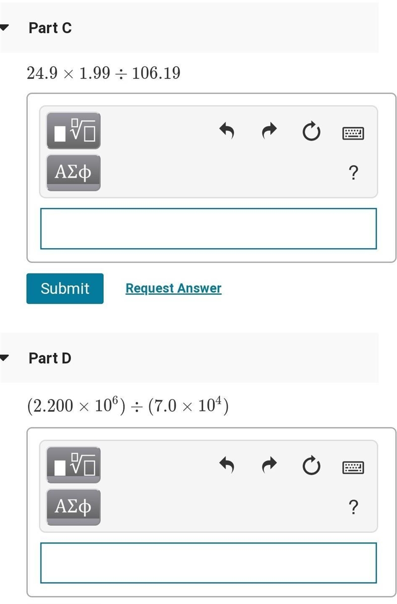 They want me to round the immediate result to the correct number of significant figures-example-1