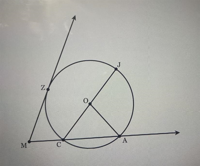 Which of the rays or segments below is secant to circle O?-example-1