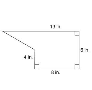 What is the area of this composite shape? Enter your answer in the box. in²-example-1