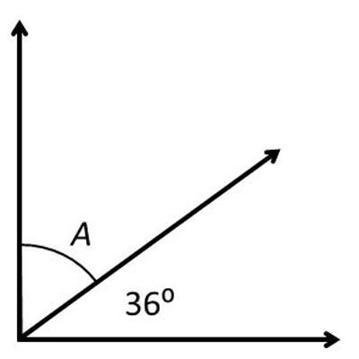 What is the measure of angle A?-example-1