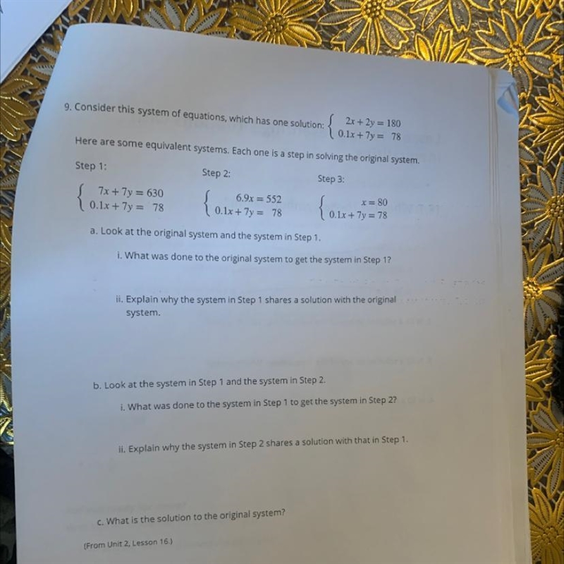 9. Consider this system of equations, which has one solution:2x+2y = 1800.1x + 7y-example-1