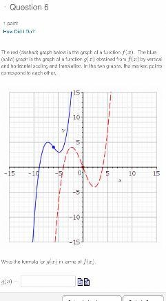 Help me with this math problem plsWrite the formula for g(x) in terms of f(x)-example-1