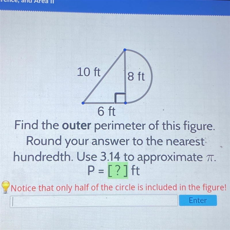 Find the outer perimeter of this figure. Round your answer to the nearest hundredth-example-1