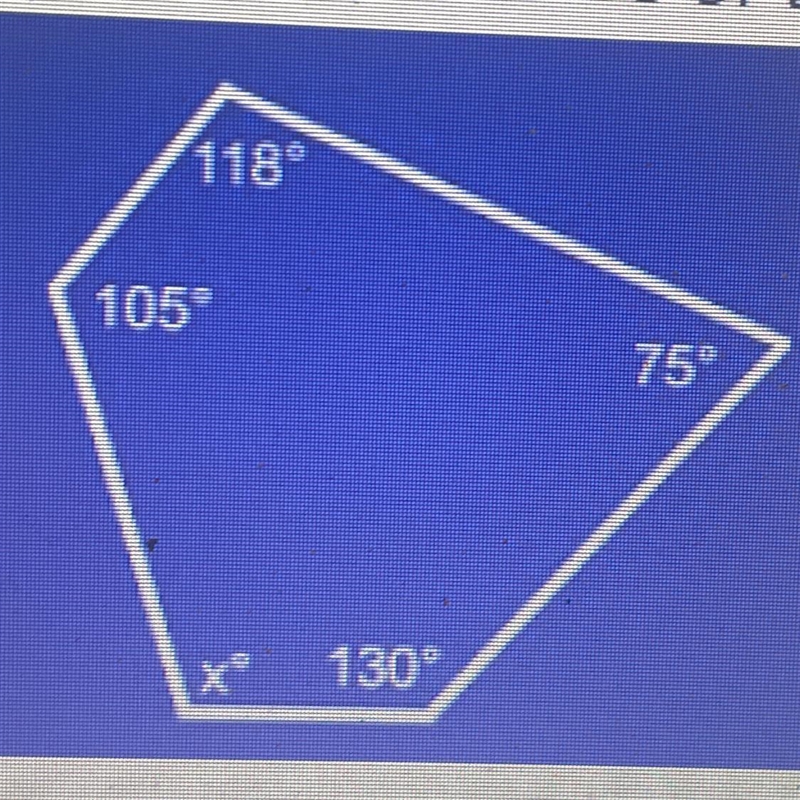 What is the measure of the missing angle?-example-1