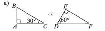 3. 1) On what basis can it be said that the triangles are similar?-example-1