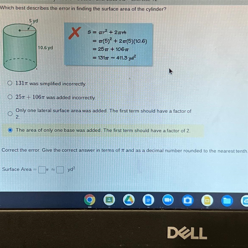 I need help with the last part. I don’t know what to do with the pi part. If someone-example-1