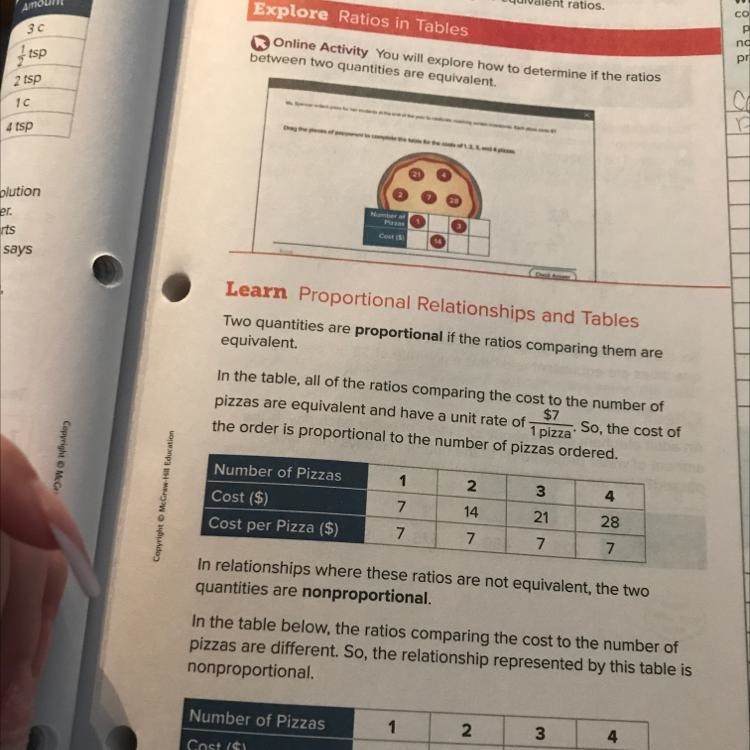 How can you use ratios to determine if a relationship is proportional?-example-1