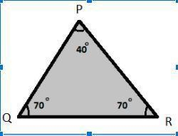 Classify the triangles either by their sides or their angles. Explain how you know-example-2