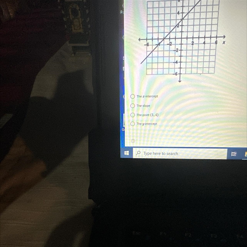 The rate of change for linear function A is 1/3. It’s graph has a y intercept of 1. The-example-1