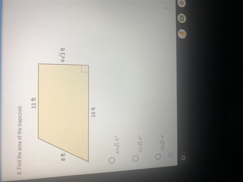 Find the area of the trapezoid-example-1