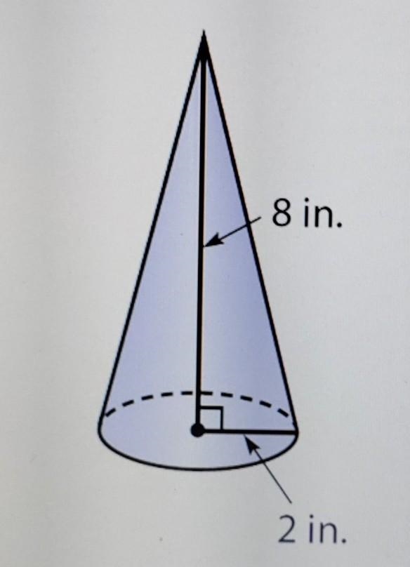 HELP ME OUT PLS!!!!! What is the volume of this cone? Use 3.14 for and round your-example-1