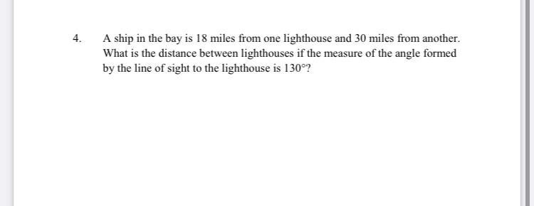 Use Law of Sines and Cosines to find the missing measurements. Round all answers to-example-1